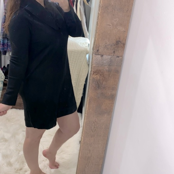 VINCE CAMUTO black knit sweater dress available in size medium & large new w/tag - Picture 1 of 13